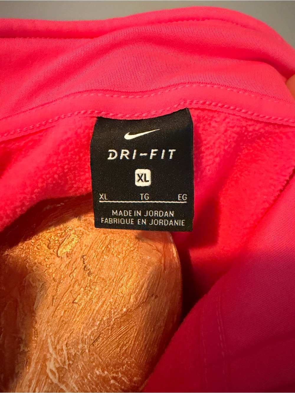 Women’s Nike XL Dri Fit quarter zip hot pink excellent condition very soft - Picture 5 of 5